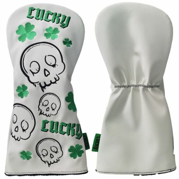 Legend Lucky Skull Driver Headcover - White