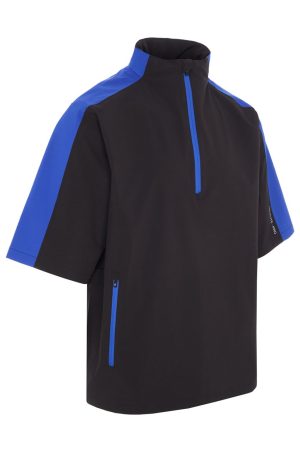 Proquip Aqualite Pro ½ Sleeve Top - Black/Magnetic Blue - PQAQUAPROHS