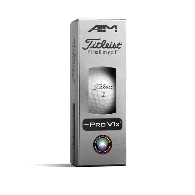 2026 Titleist Pro V1x Left Dash AIM Enhanced Dozen White - Image 2