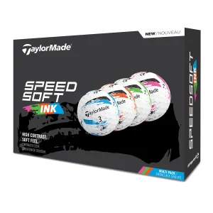 TaylorMade SpeedSoft Golf Balls Ink Multi