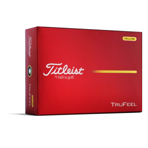 2026 Titleist TruFeel Golf Balls Dozen Yellow