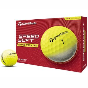 TaylorMade SpeedSoft Golf Balls Yellow